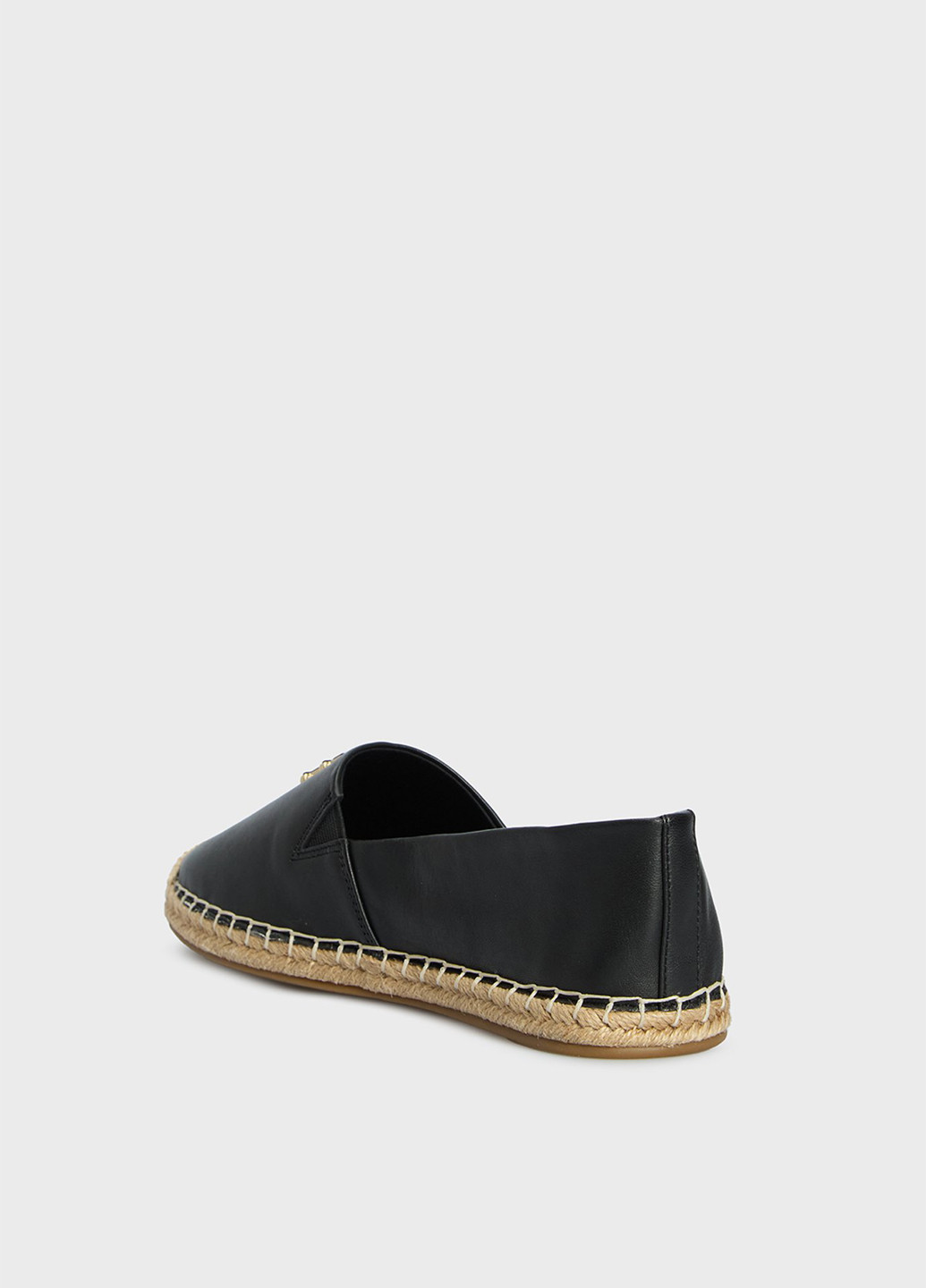 Чёрные эспадрильи Tommy Hilfiger логотип логотип, плетение (347656292)