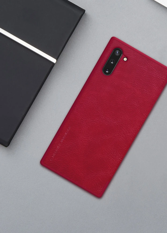 Шкіряний чохол (книжка) Qin Series для Samsung Galaxy Note 10 Червоний (is_00000031649_2) Nillkin (238480625)
