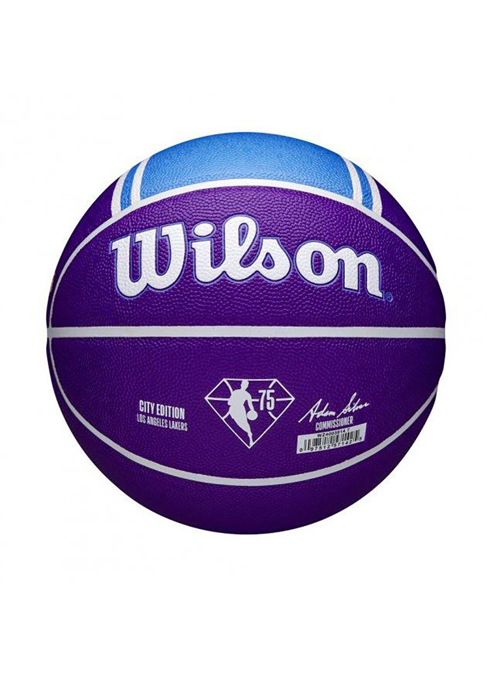 М'яч баскетбольний NBA Team City Collector BSKT LA Lakers р. 7 (WZ4003914XB7) Wilson (253677523)