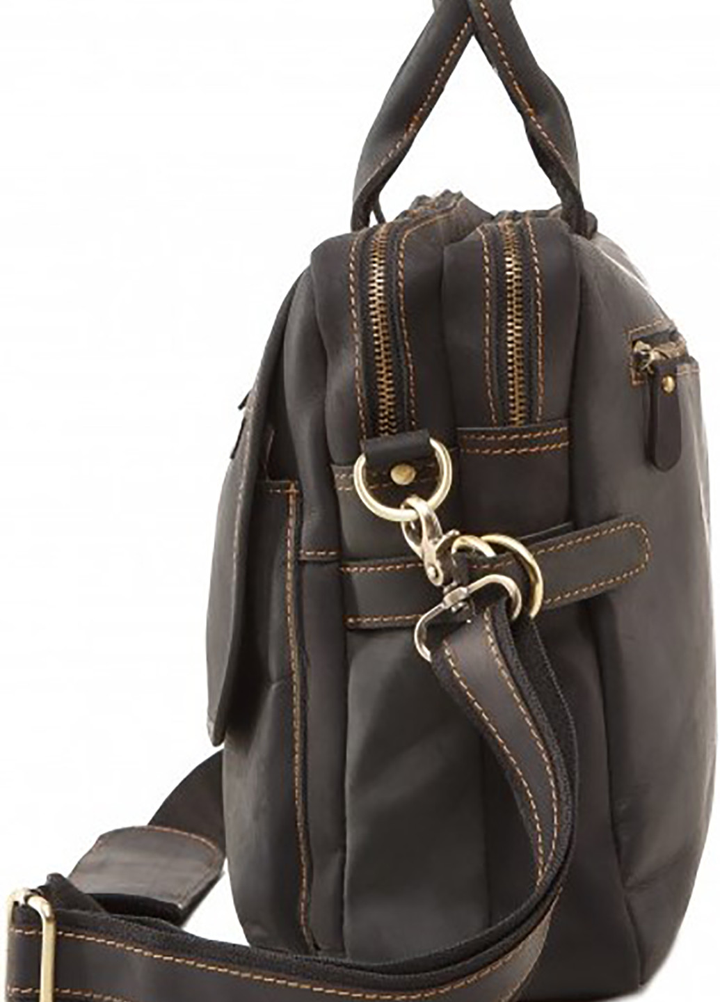 Мужская кожаная сумка 38,5х29х10,5 см Vintage (242189007)