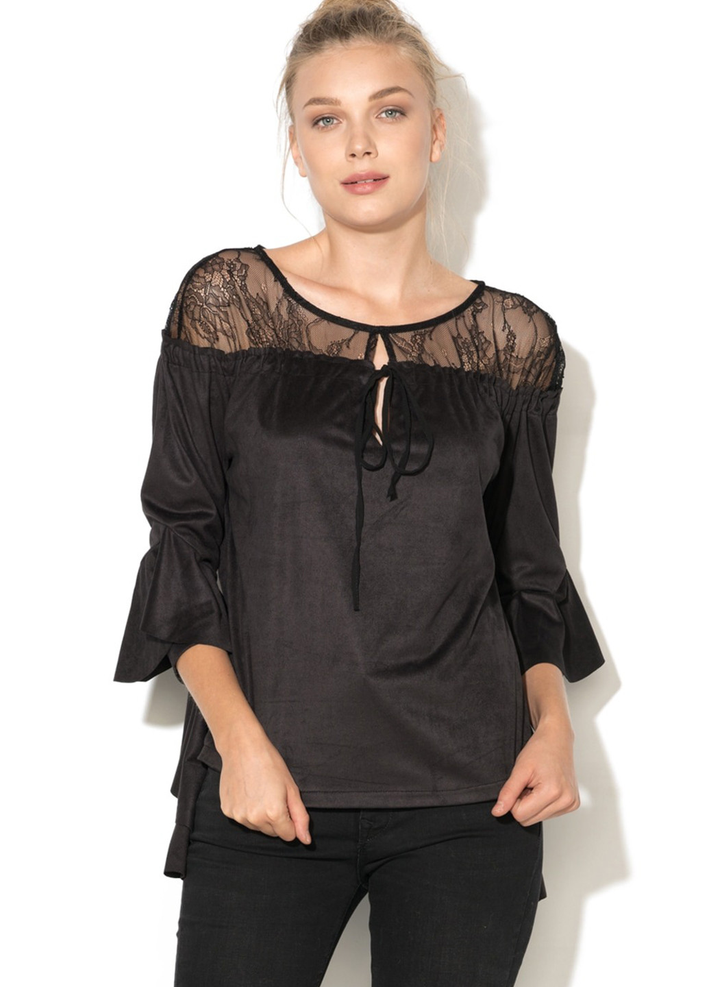 Чёрная блуза Fornarina