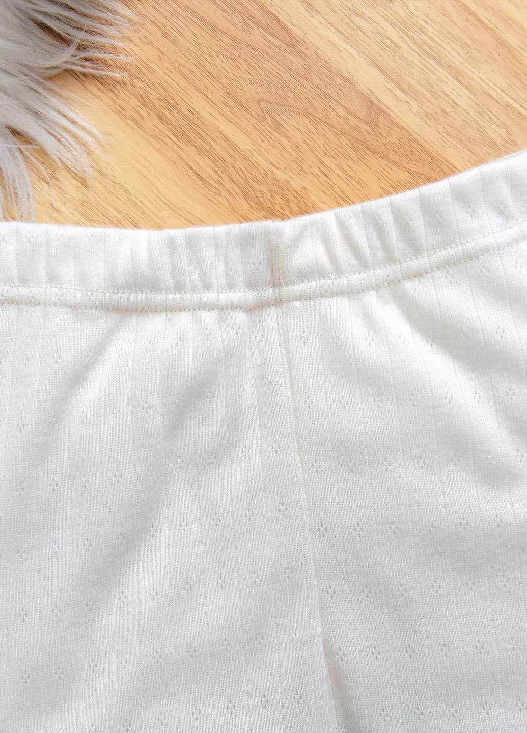 Біла всесезон піжама (лонгслів, штани) лонгслів + брюки SHEIN