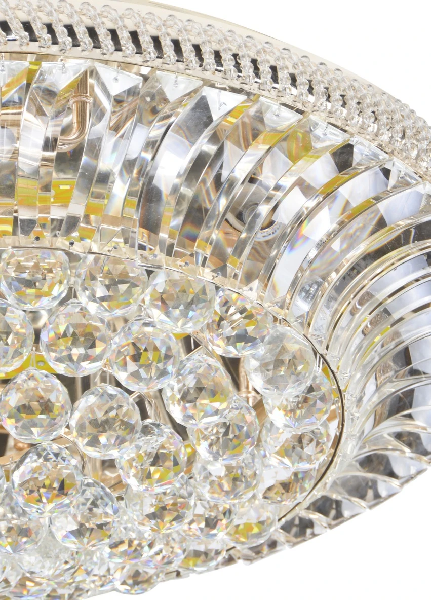 Люстра стельова торт з підсвічуванням велика з пультом BCL-630C/7 E14 + LED Brille (253885942)