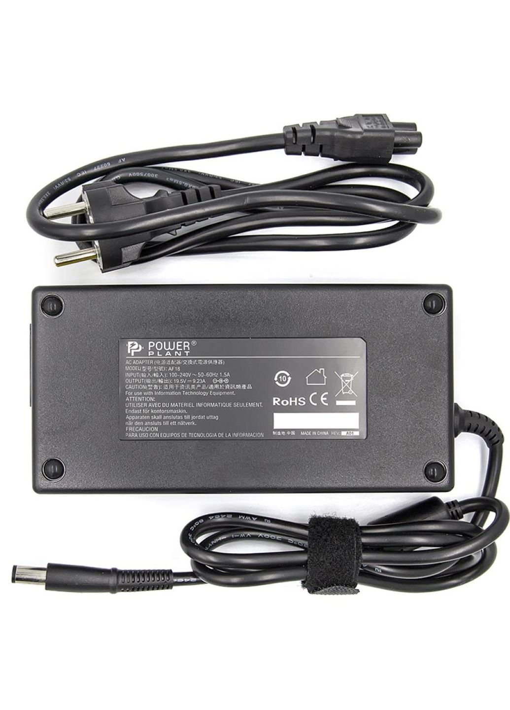 Блок питания к ноутбуку (DL180G7450) PowerPlant dell 220v, 19.5v 180w 9.23a (7.4*5.0) (250053799)