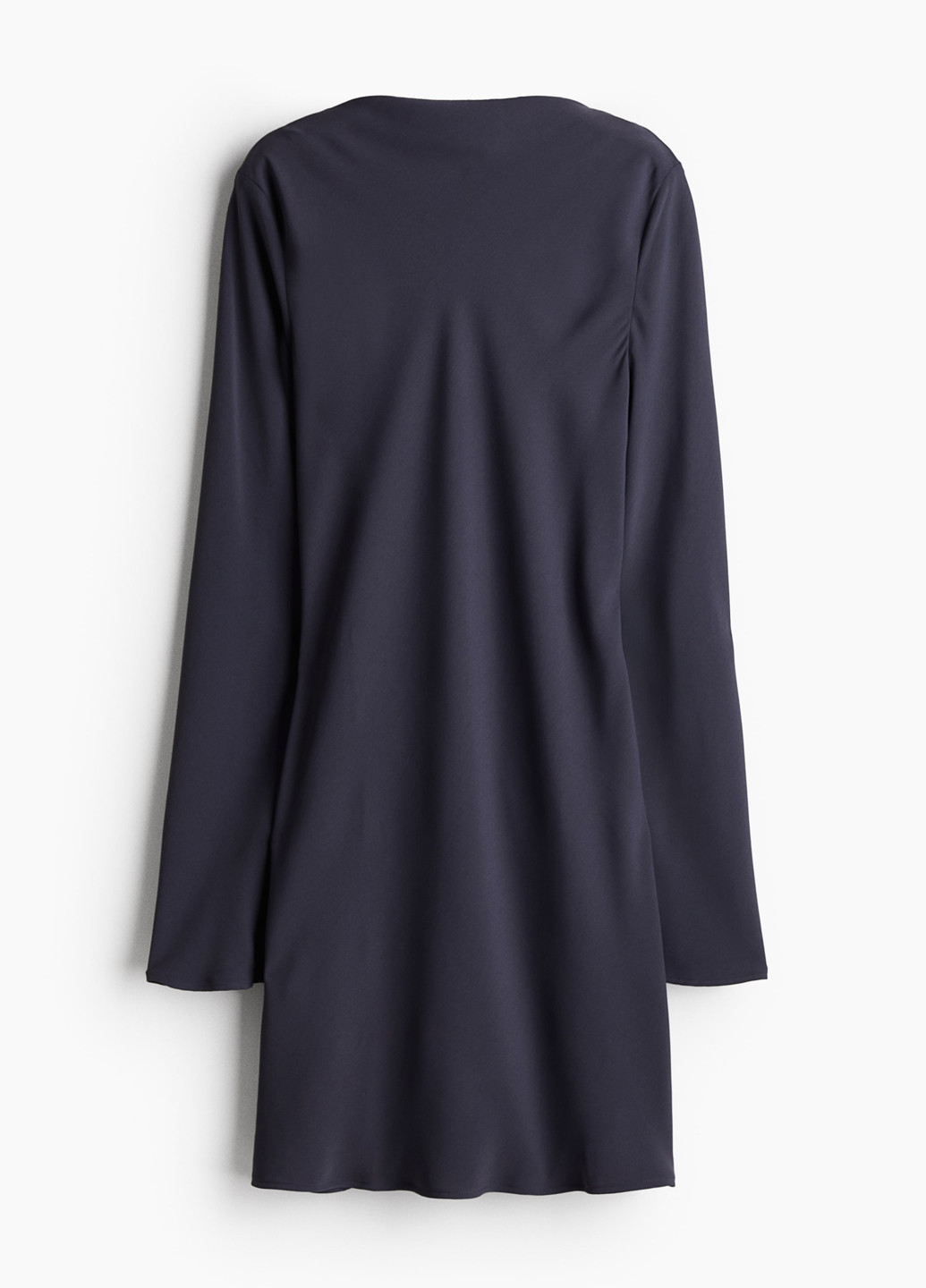 Сіро-синя кежуал сукня з відкритою спиною H&M однотонна