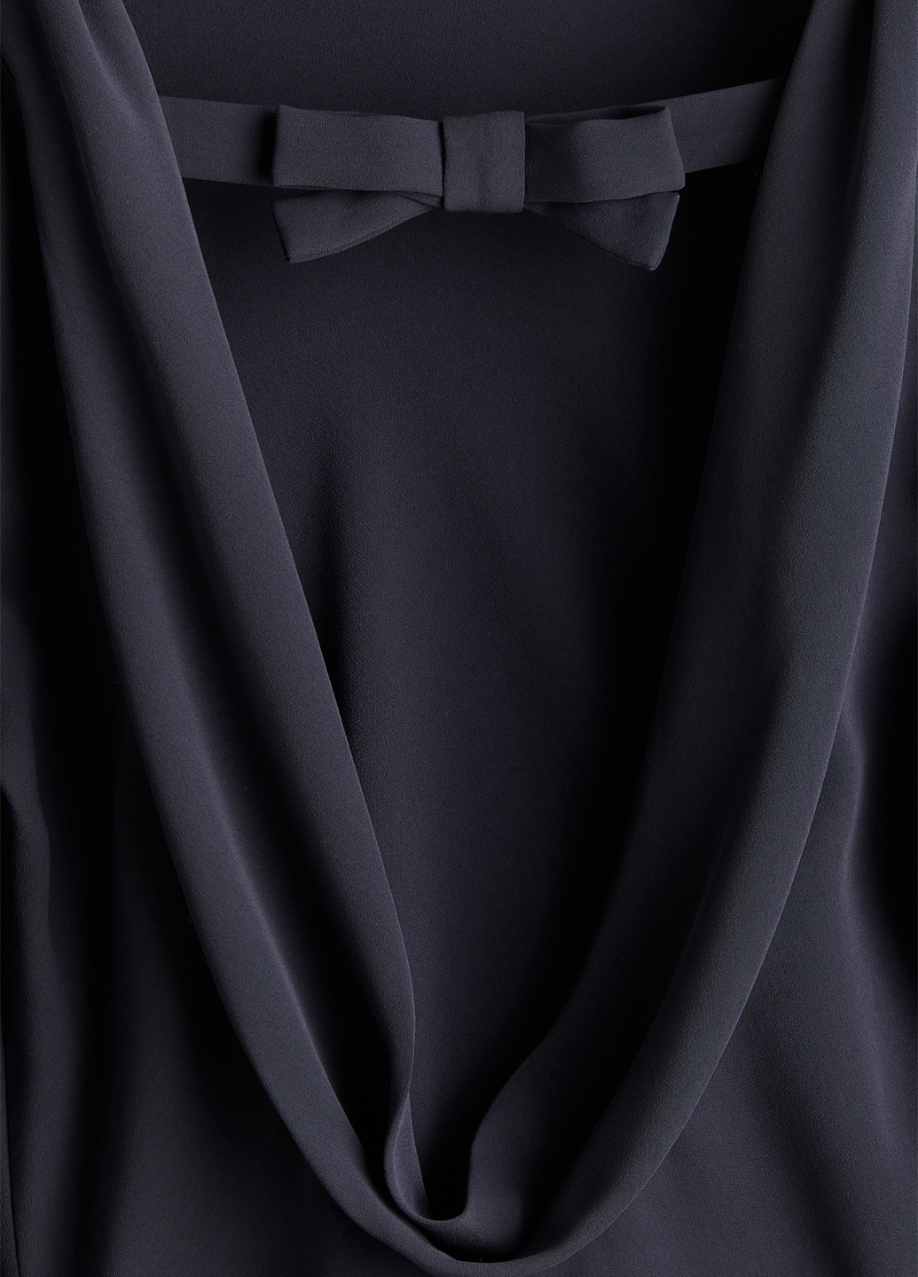 Сіро-синя кежуал сукня з відкритою спиною H&M однотонна