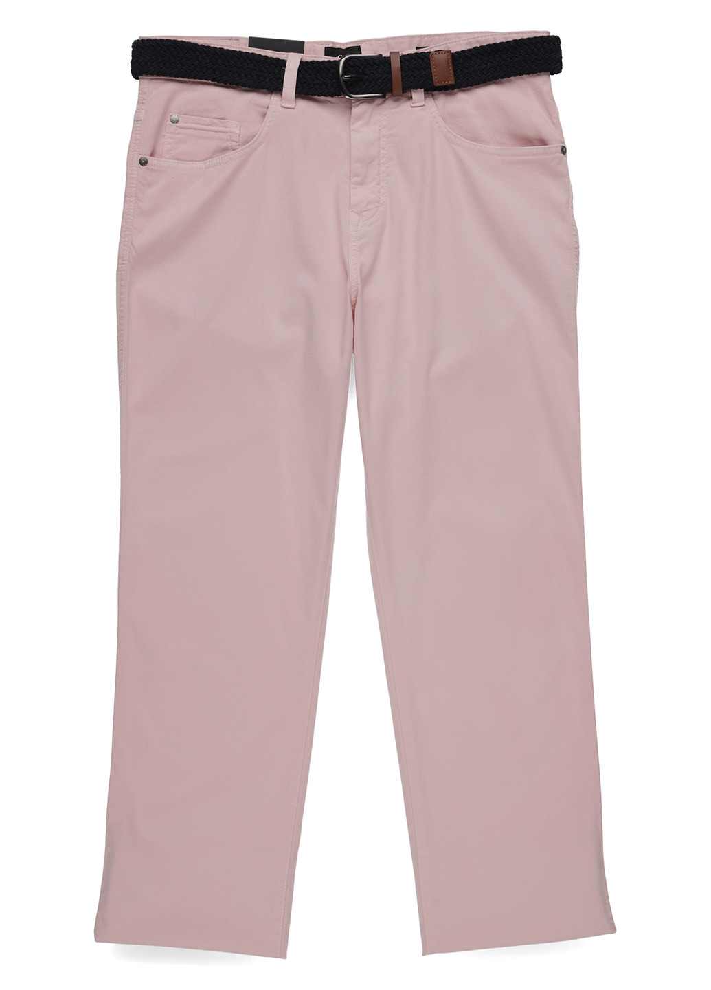 Светло-розовые кэжуал демисезонные прямые брюки C&A
