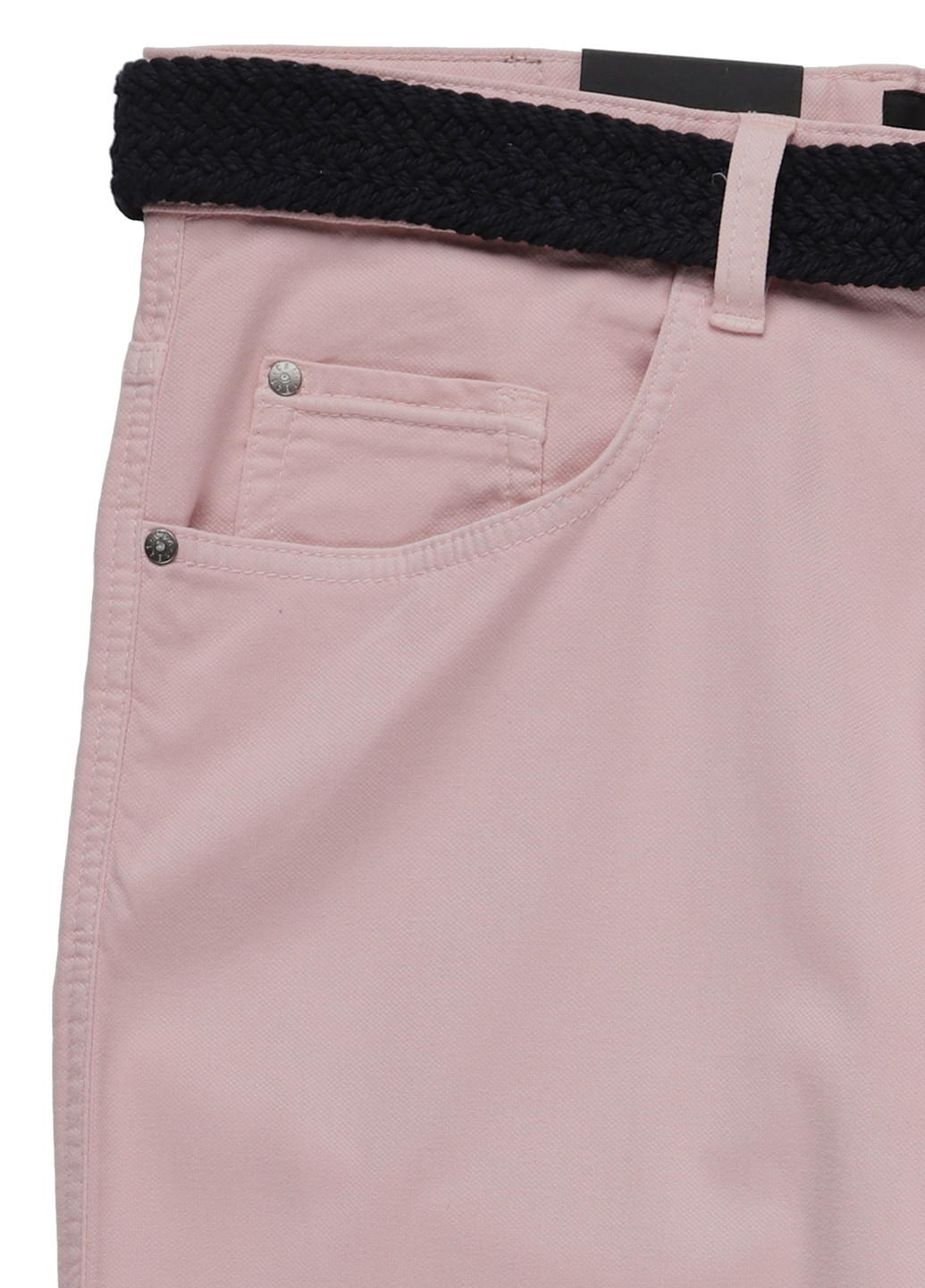Светло-розовые кэжуал демисезонные прямые брюки C&A