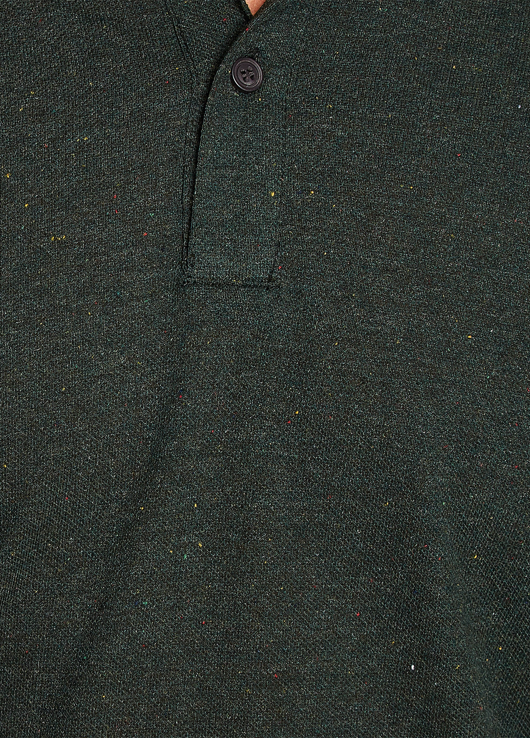 Оливковая (хаки) футболка-поло для мужчин KOTON меланжевая