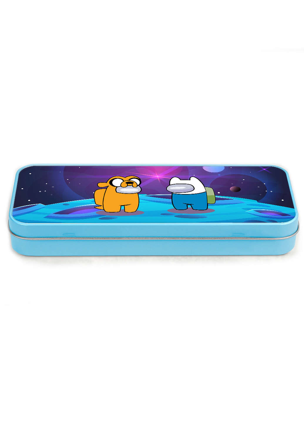 Пенал школьный Амонг Ас Время приключений Фин и Джейк (Among Us Adventure Time Finn & Jake) (34408-2414-SK) MobiPrint (235039024)