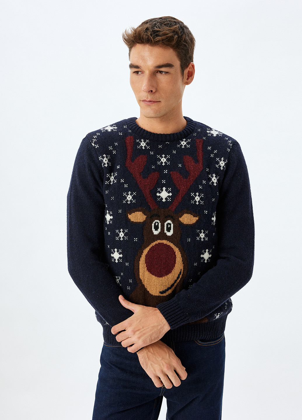 Темно-синій зимовий джемпер джемпер KOTON