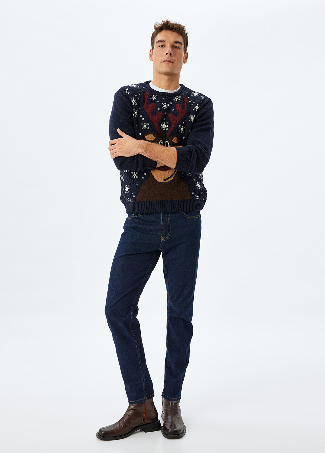 Темно-синій зимовий джемпер джемпер KOTON