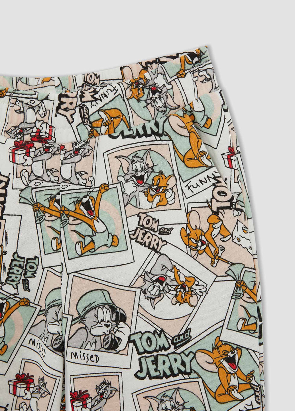 Штани Tom & Jerry DeFacto Брюки джогери персонажах комбіновані кежуали бавовна, трикотаж, поліестер