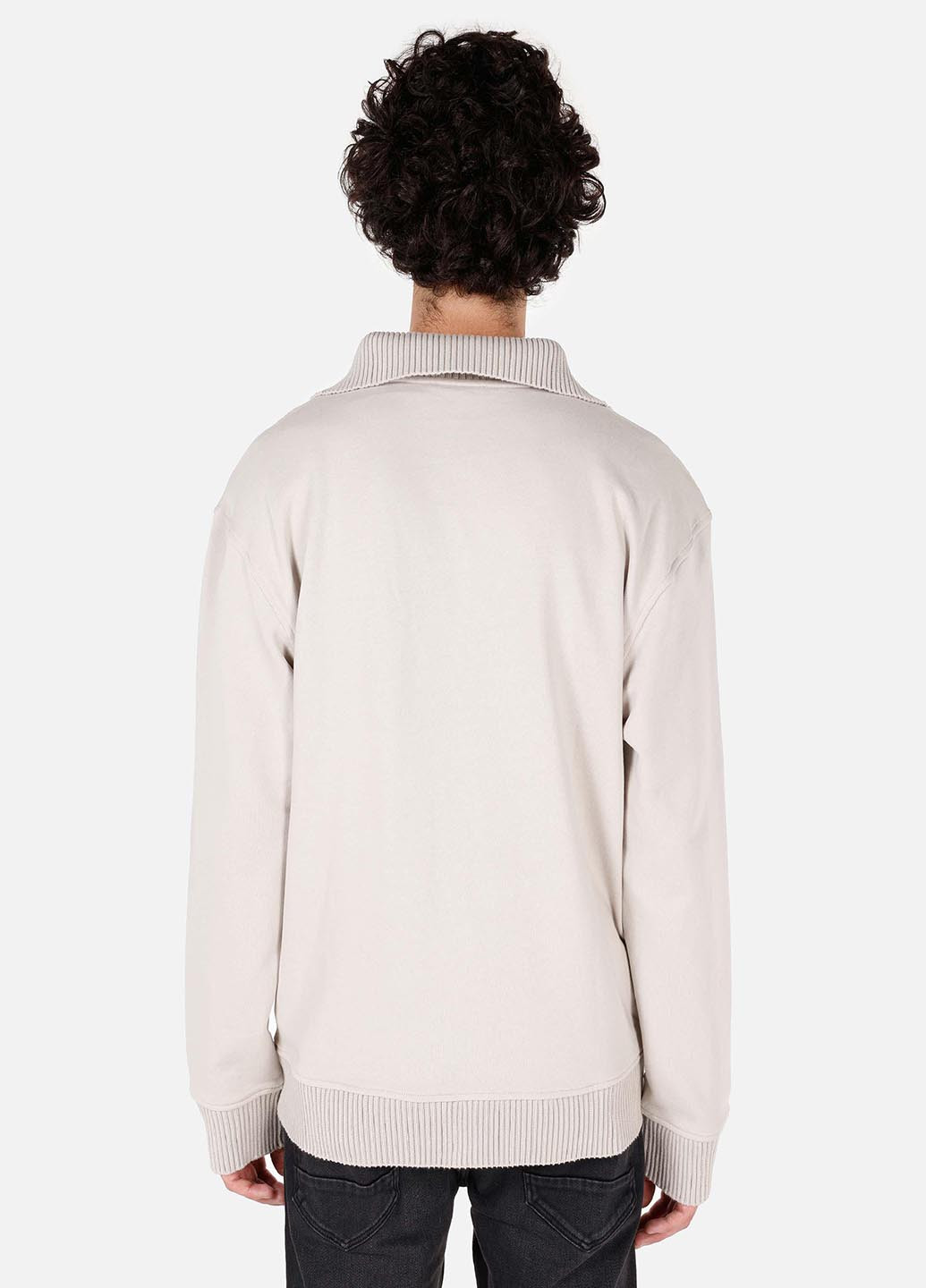 Светло-бежевый свитшот Colin's однотонный без декора (344455295)