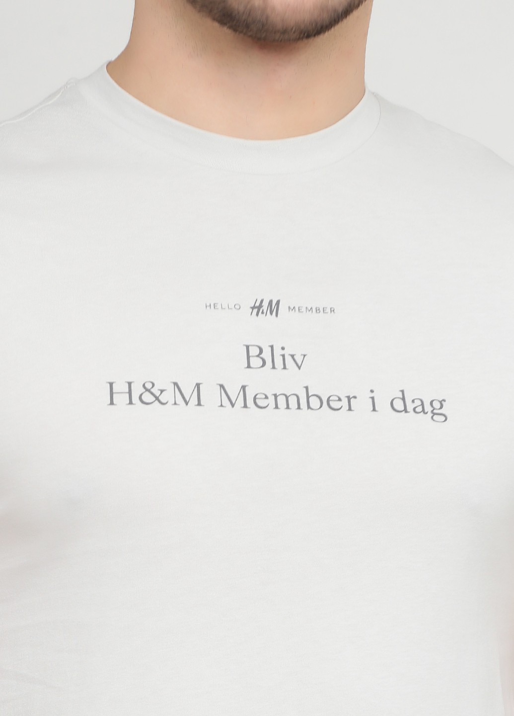 Світло-сіра футболка H&M