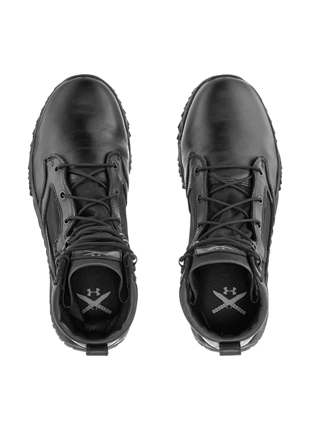 Черные зимние ботинки редвинги Under Armour