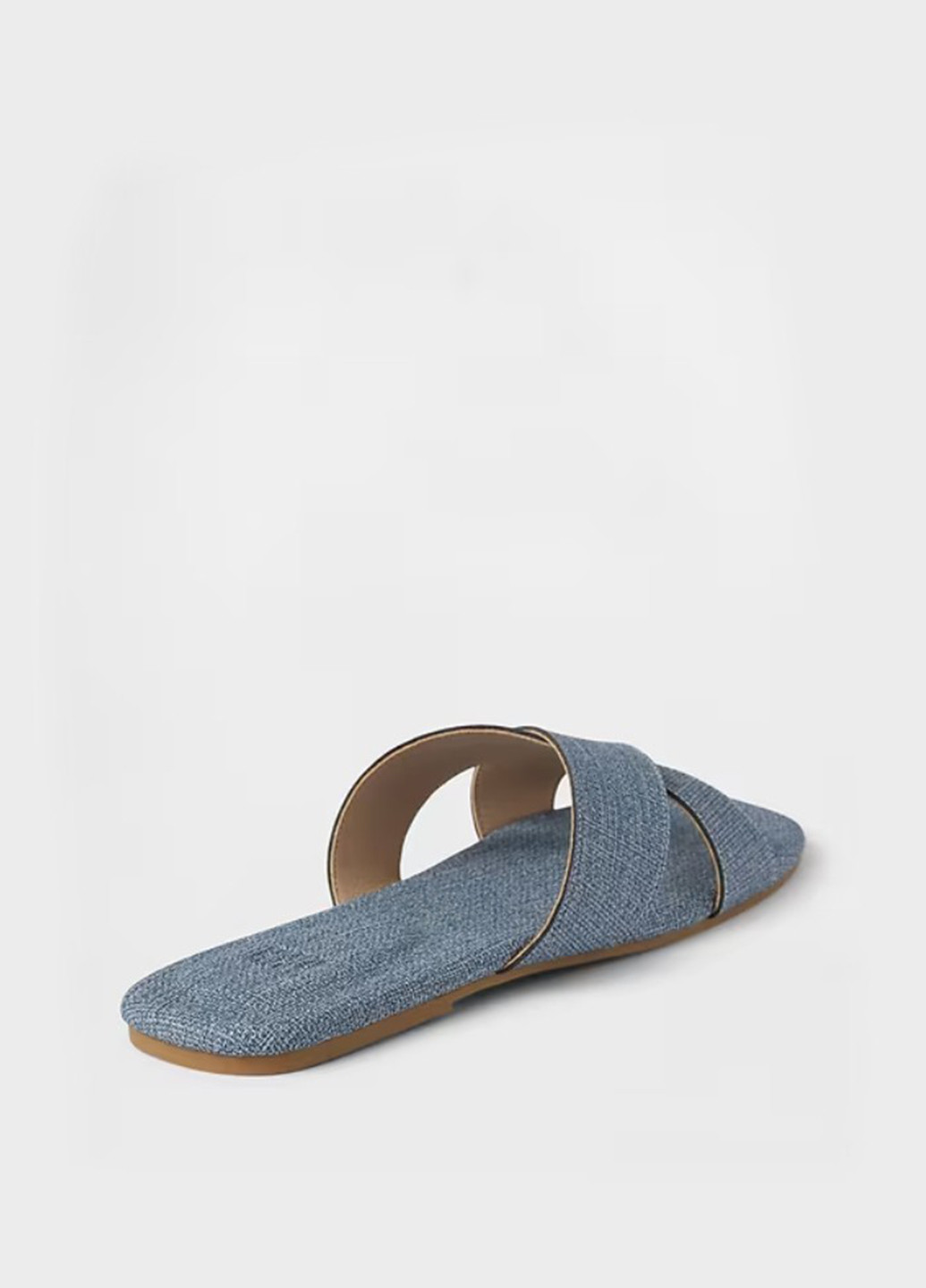 Серо-синие шлепанцы Gap