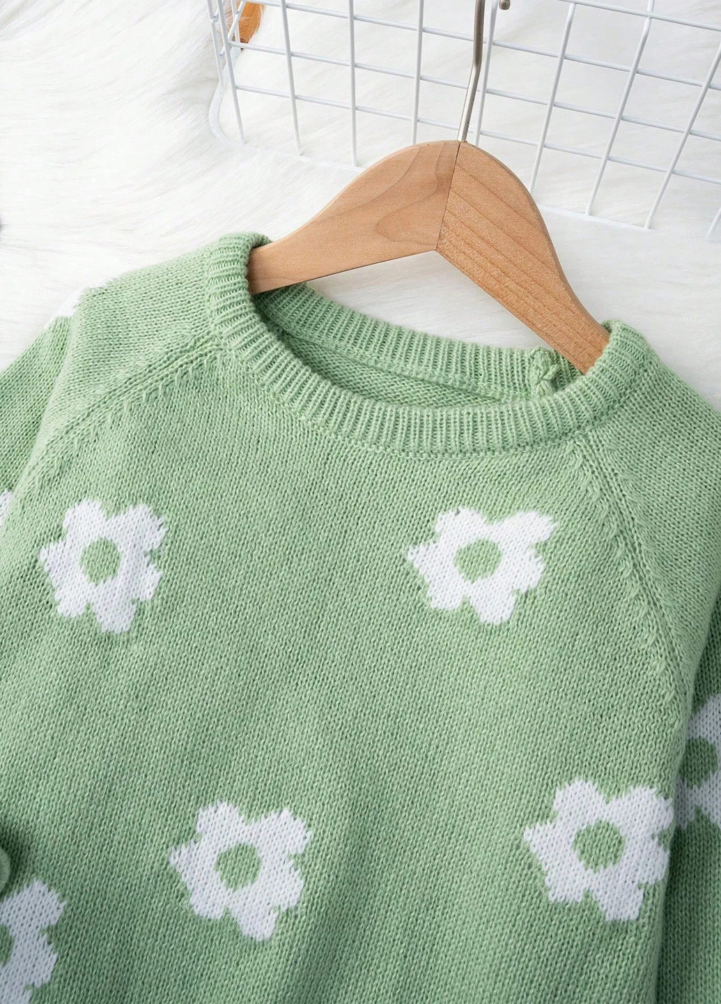Светло-зеленый демисезонный джемпер джемпер SHEIN