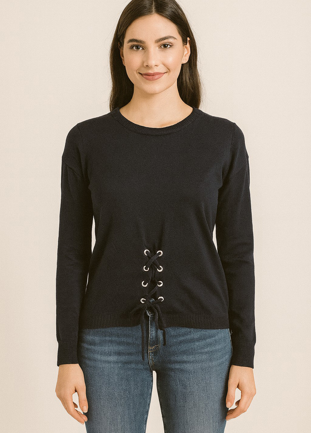 Темно-синій демісезонний джемпер джемпер Sassofono