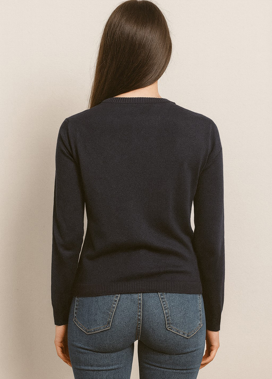 Темно-синій демісезонний джемпер джемпер Sassofono