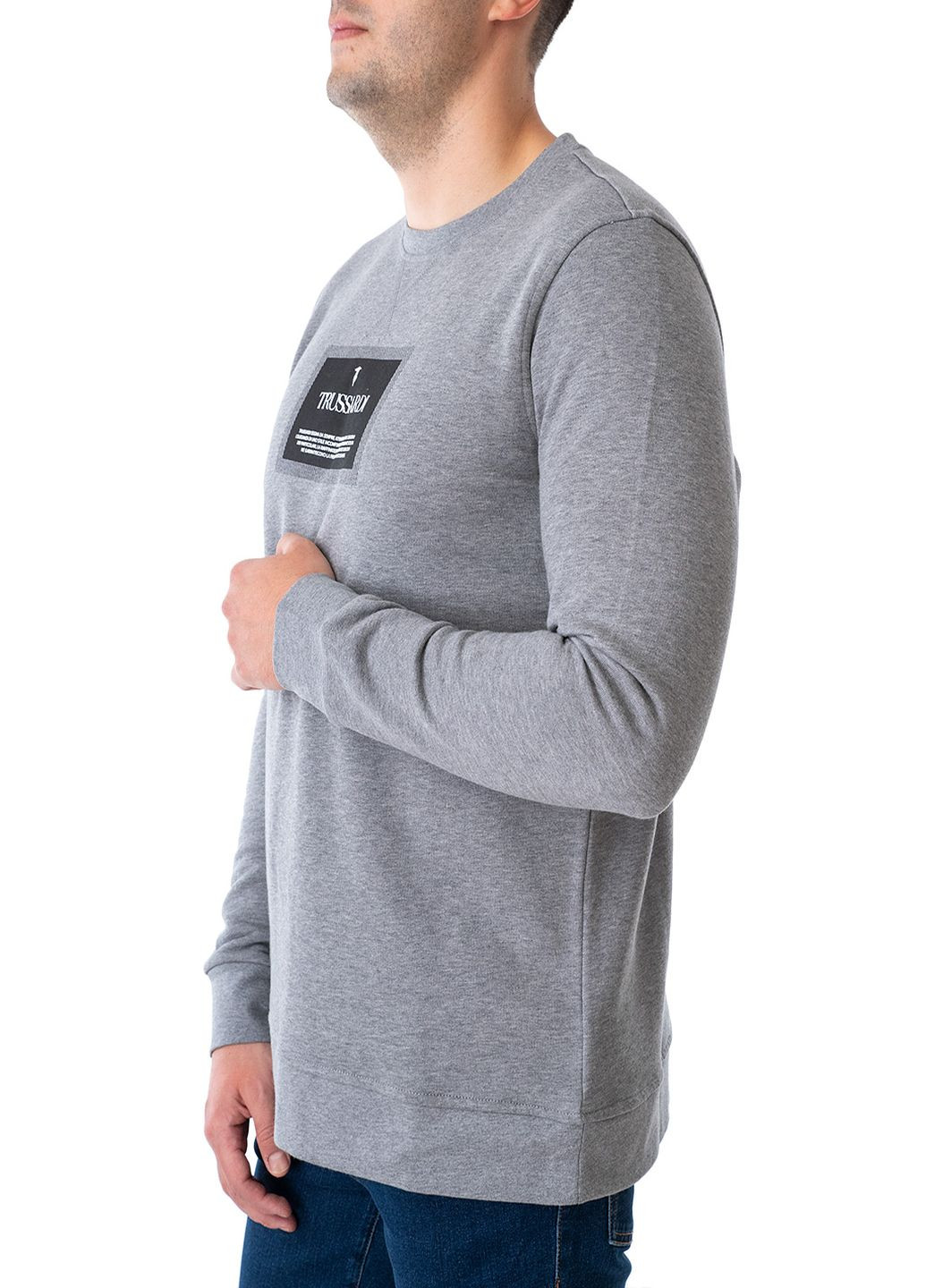 Сірий світшот Trussardi Jeans (203990670)