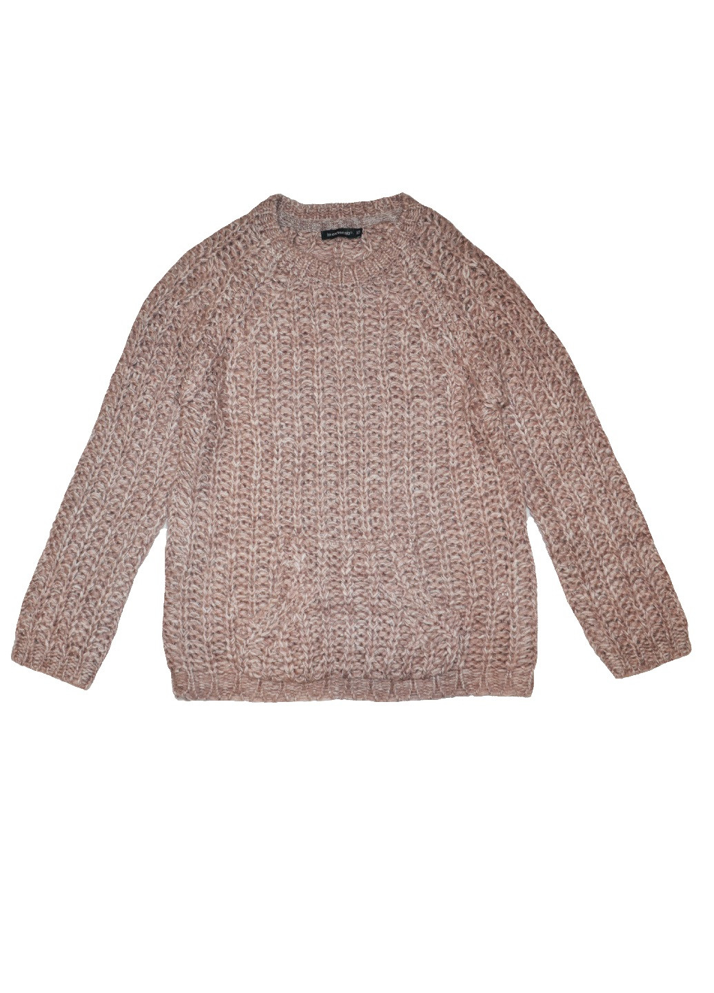 Розово-коричневый зимний свитер пуловер In Extenso