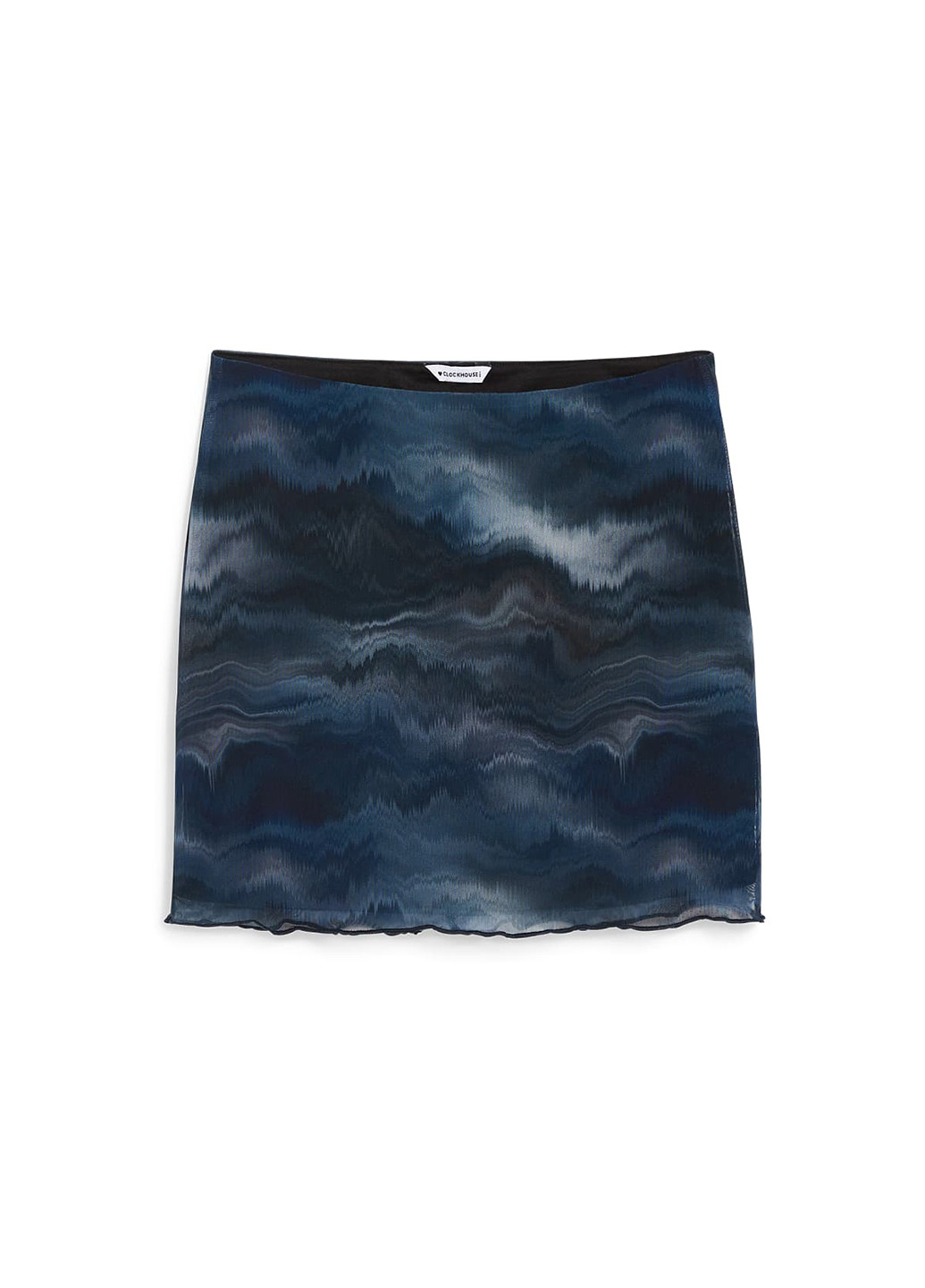 Темно-синяя кэжуал тай-дай юбка C&A