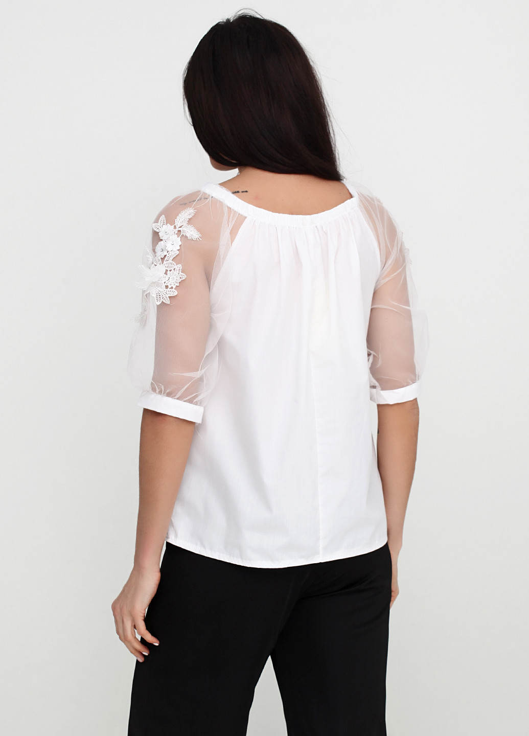 Белая летняя блуза Fervente