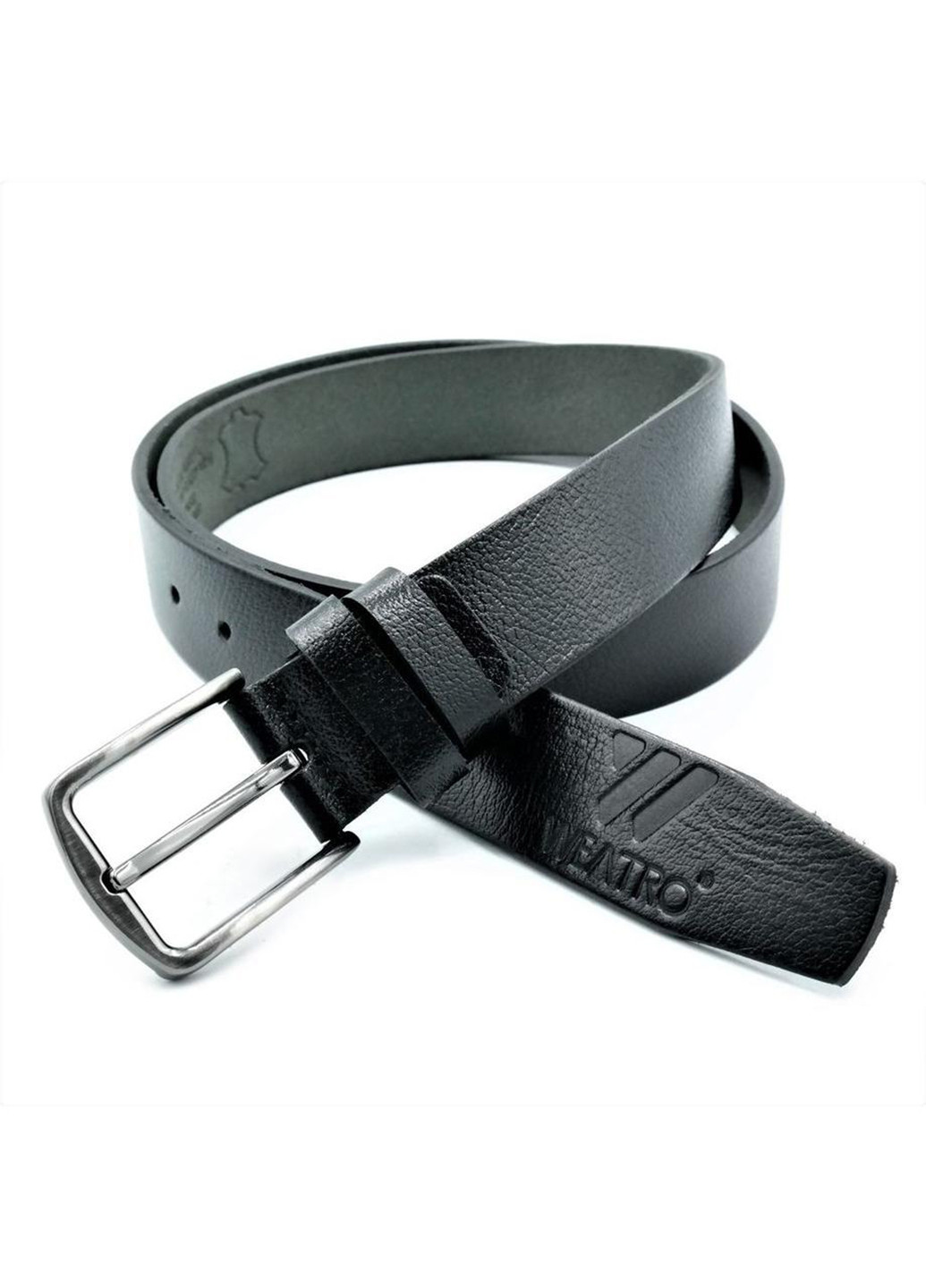 Мужской кожаний ремень 115-120х3,3 см Weatro (255710269)