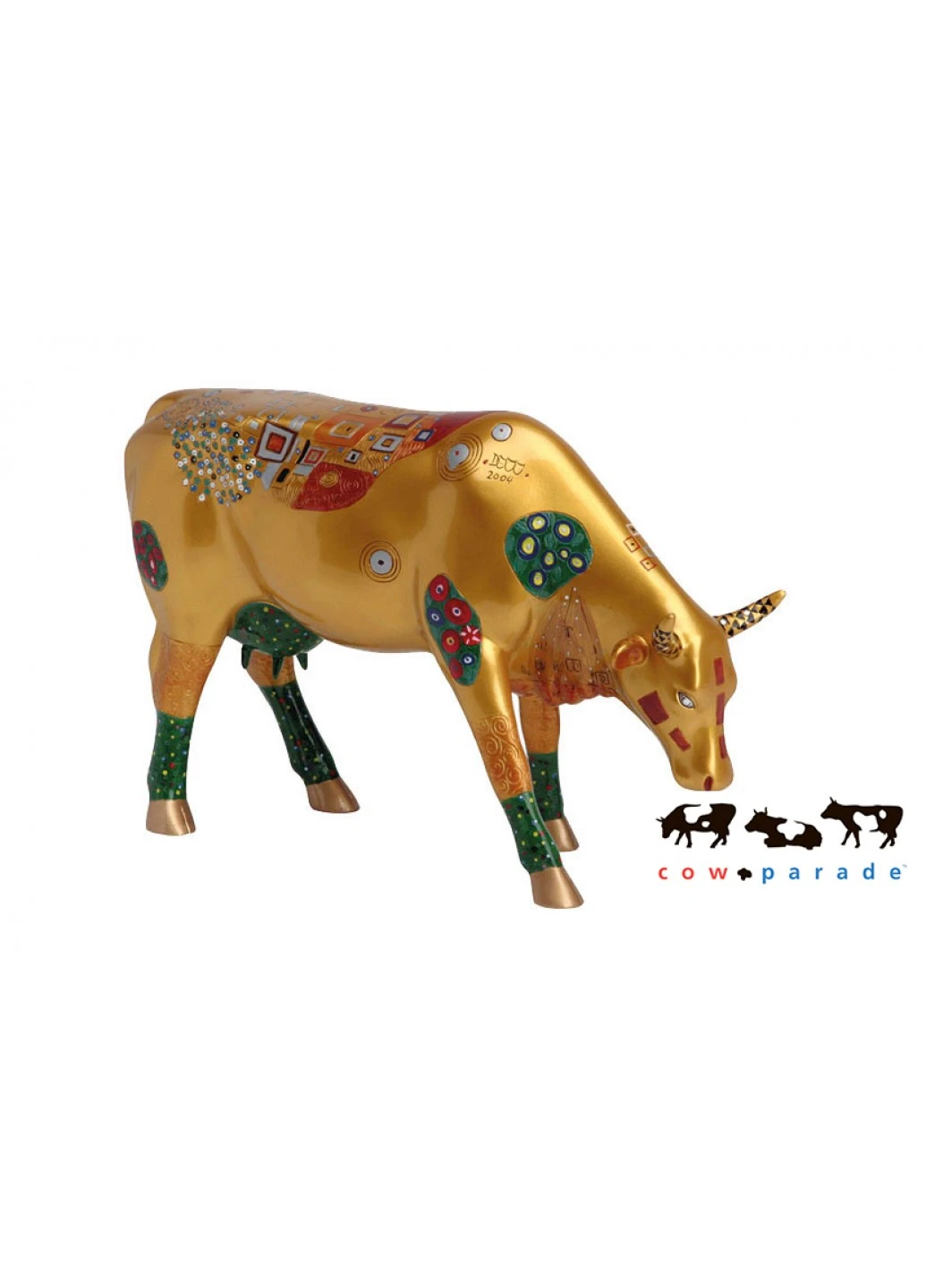 Коллекционная статуэтка корова Klimt Cow; Size L Cow Parade (224224192)