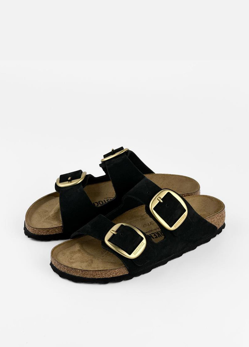Черные шлепанцы 1023290 Birkenstock