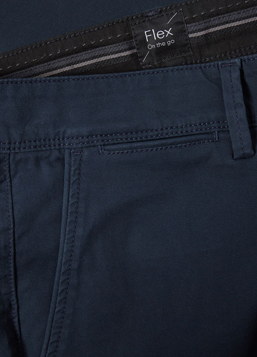 Темно-синие кэжуал летние зауженные брюки C&A