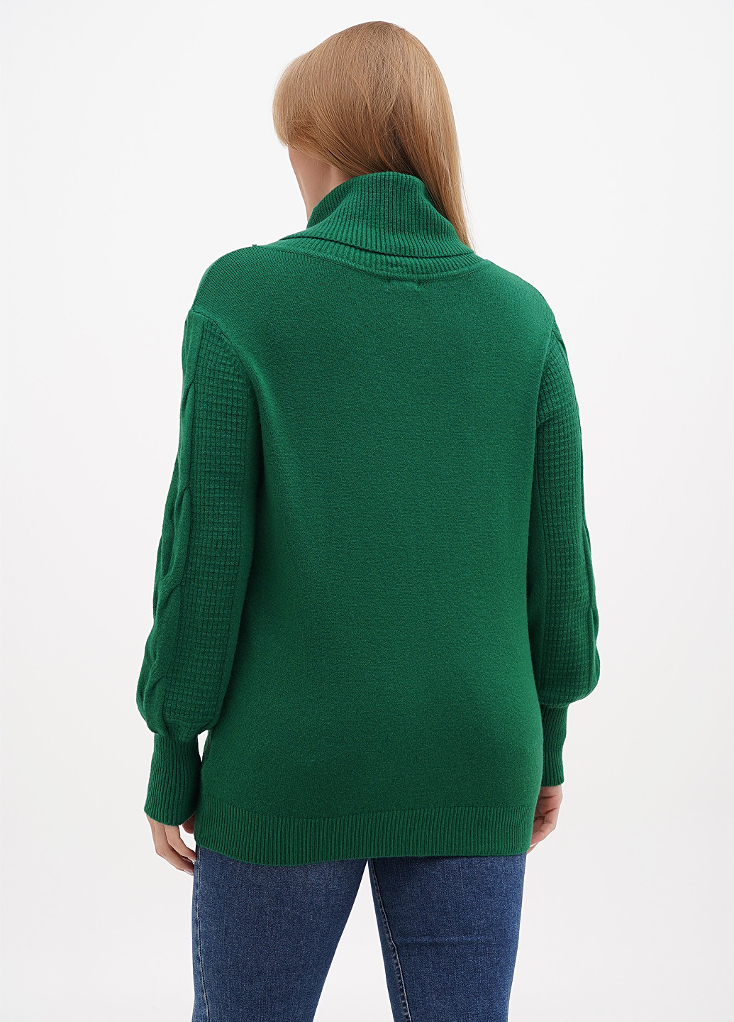 Зелений демісезонний светр Anne