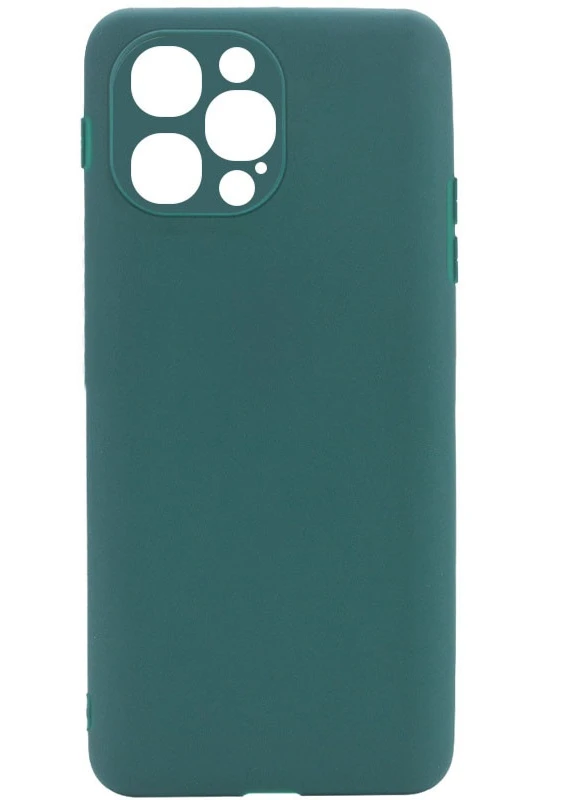 Силіконовий чохол Candy Full Camera для Apple iPhone 12 Pro Max (6.7 ') Зелений / Forest green (is_00000043688_5) Epik (229726497)
