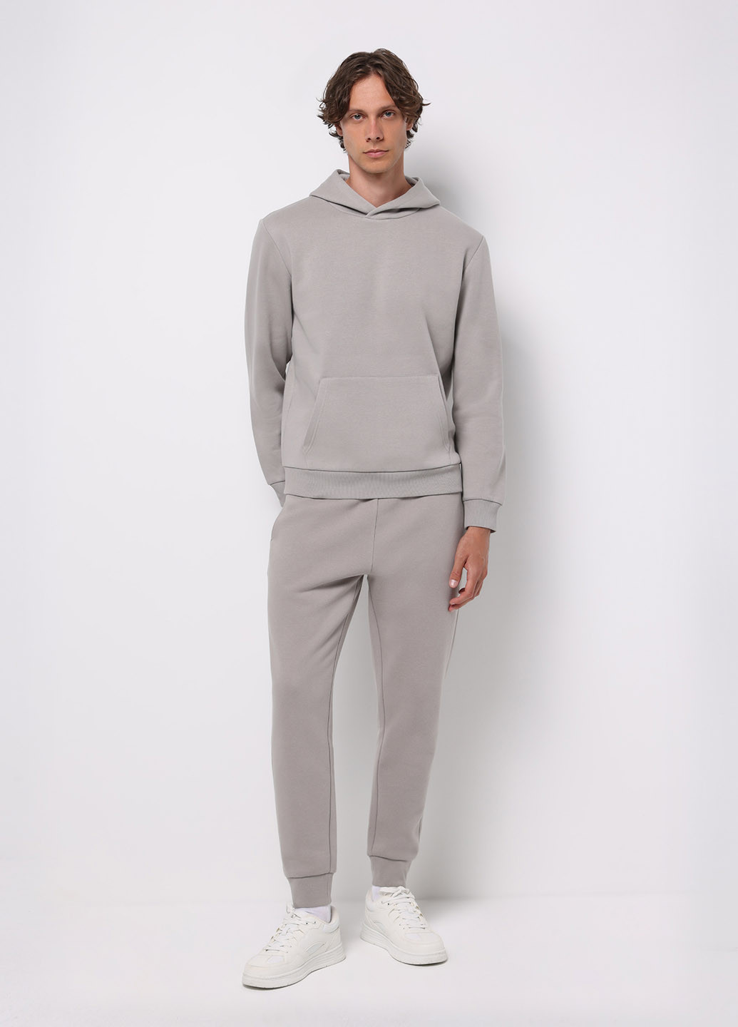 Серые спортивные демисезонные джоггеры брюки Colin's