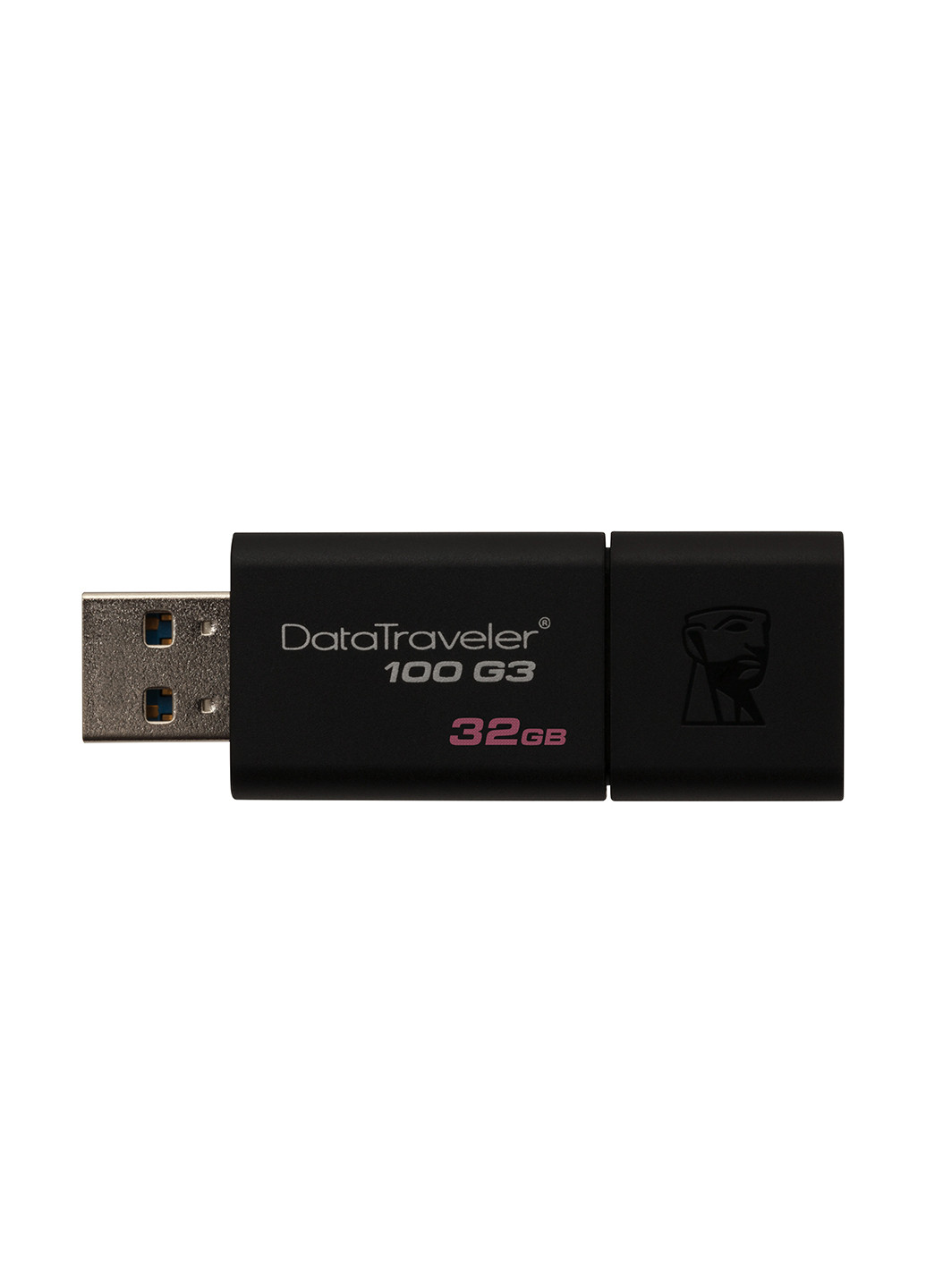 Флеш пам'ять USB DataTraveler 100 G3 32GB USB 3.0 (DT100G3 / 32GB) Kingston Флеш память USB Kingston DataTraveler 100 G3 32GB USB 3.0 (DT100G3/32GB) чорні