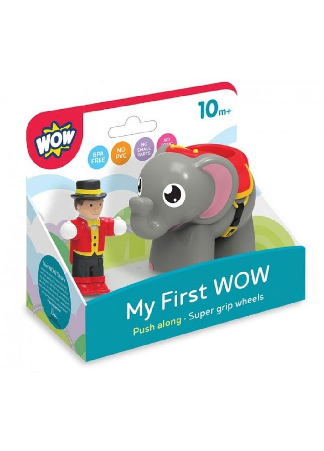 Развивающая игрушка Цирковой слон (10418) WOW TOYS (254077555)