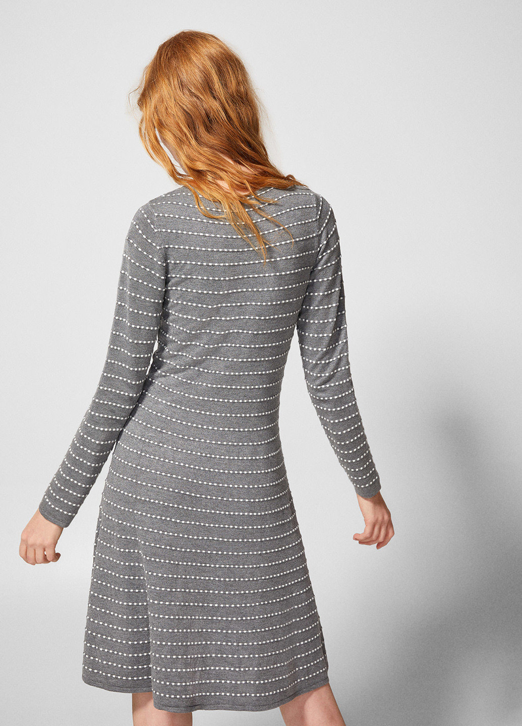 Грифельно-сіра кежуал сукня Springfield з геометричним візерунком