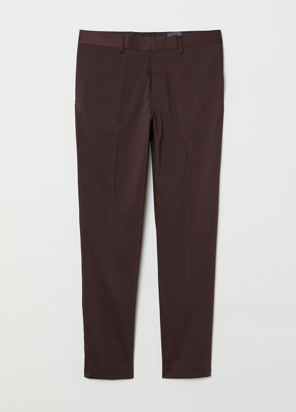 Бордовые домашние зимние классические брюки H&M