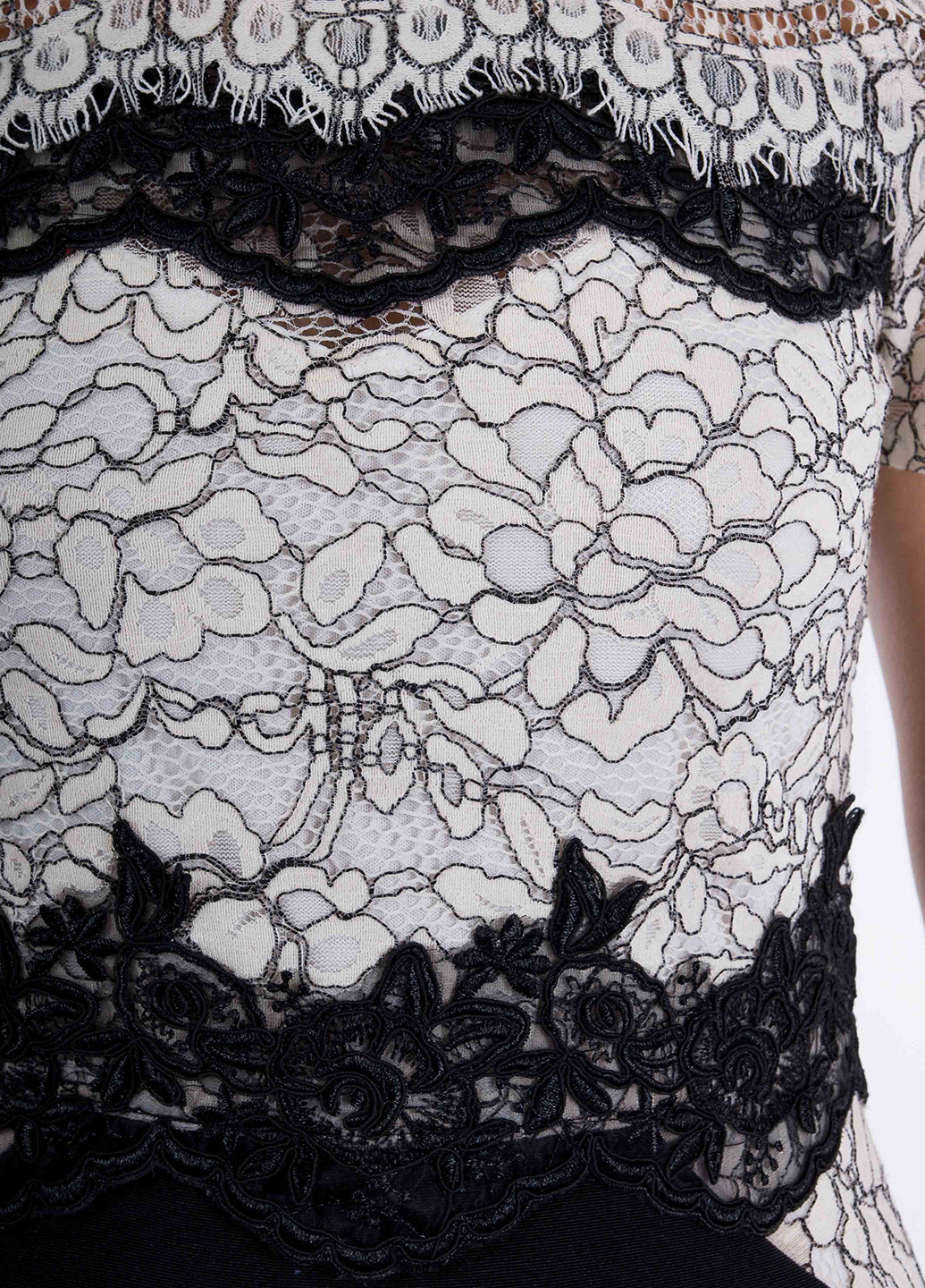 Черно-белое вечернее платье футляр Lipsy однотонное