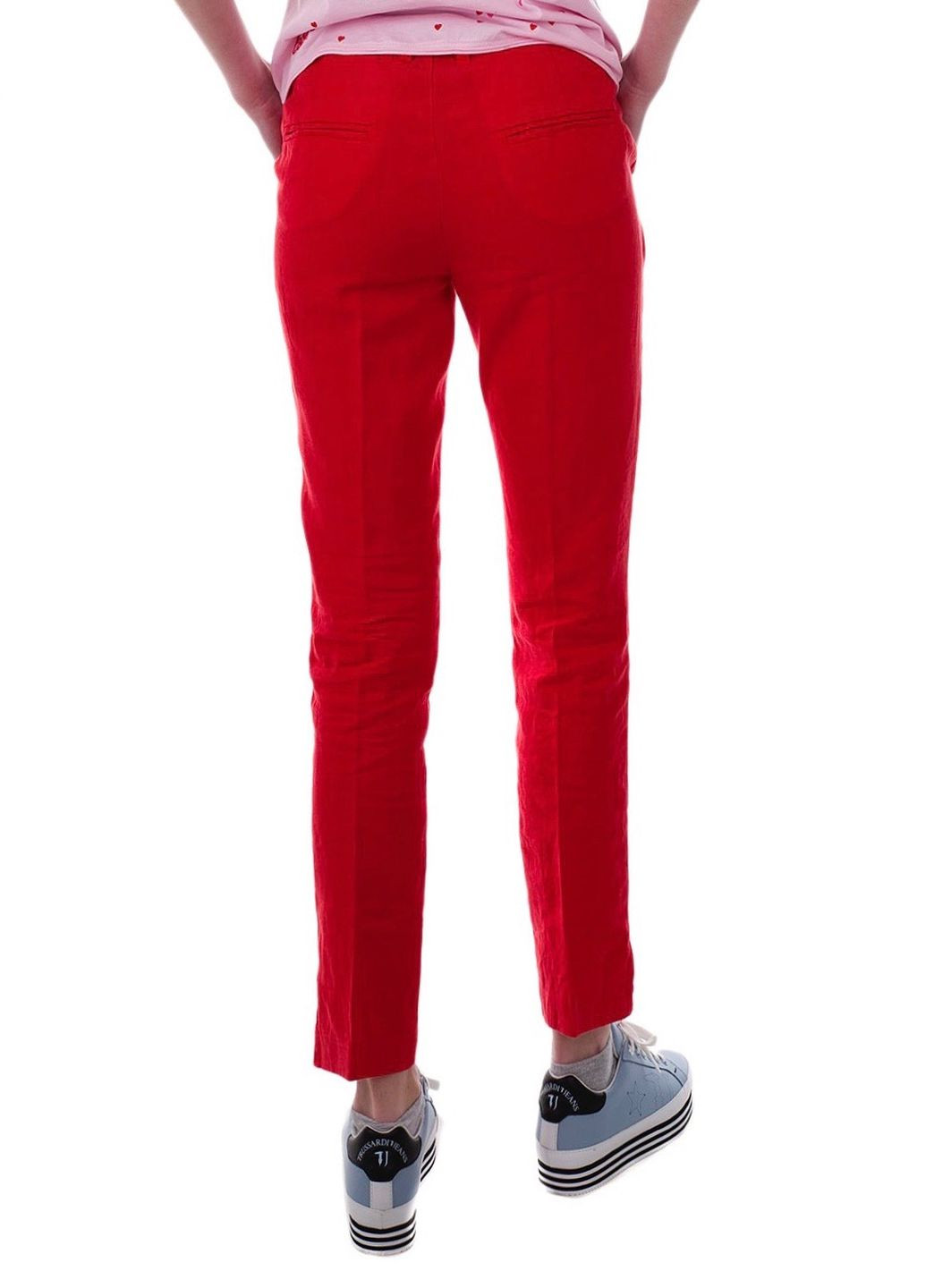 Красные летние брюки Oui