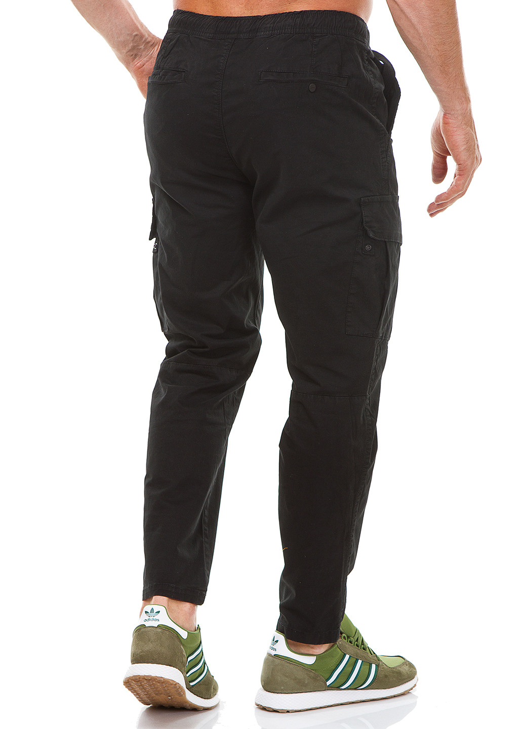 Черные кэжуал демисезонные брюки Sabin