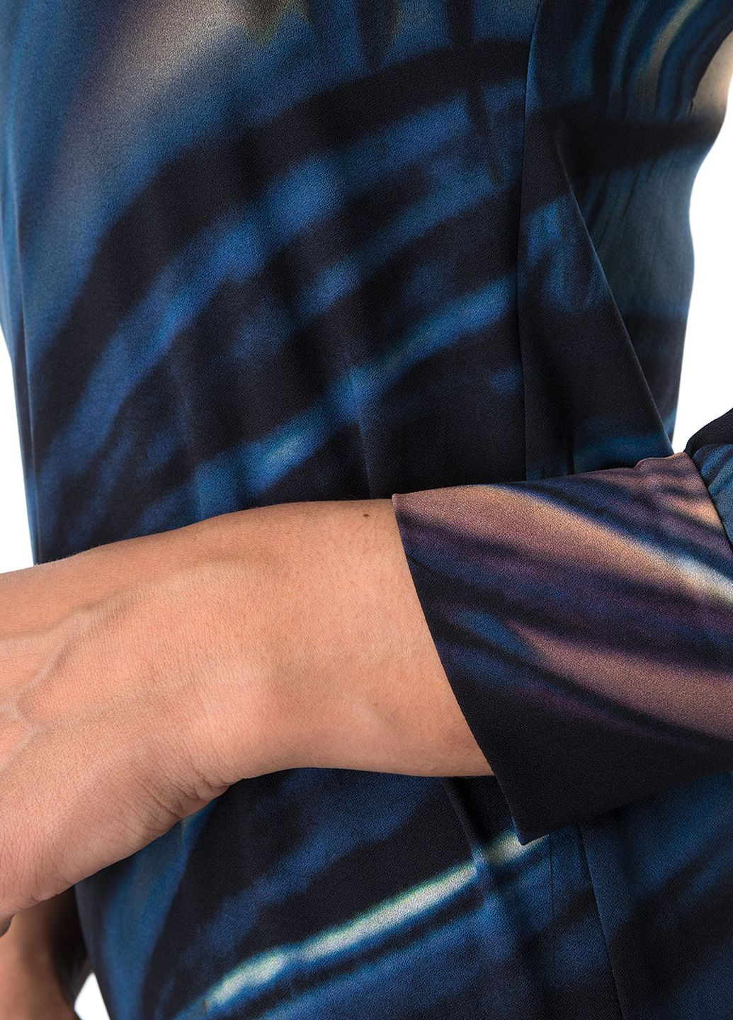 Синее кэжуал платье Cristina Gavioli однотонное