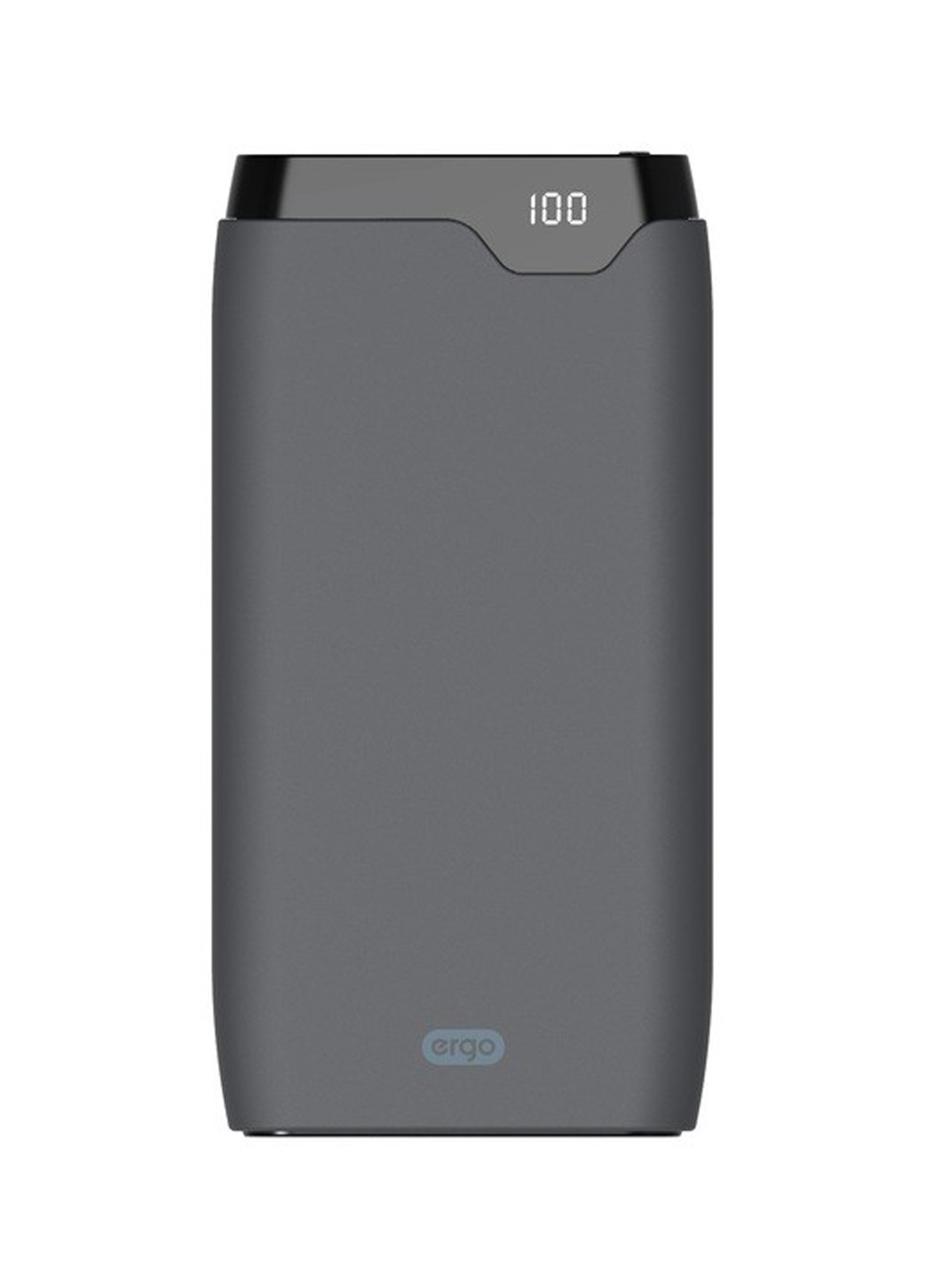 Универсальная батарея (павербанк) Ergo LP-K10 TYPE-C 10000 mAh Rubber Grey