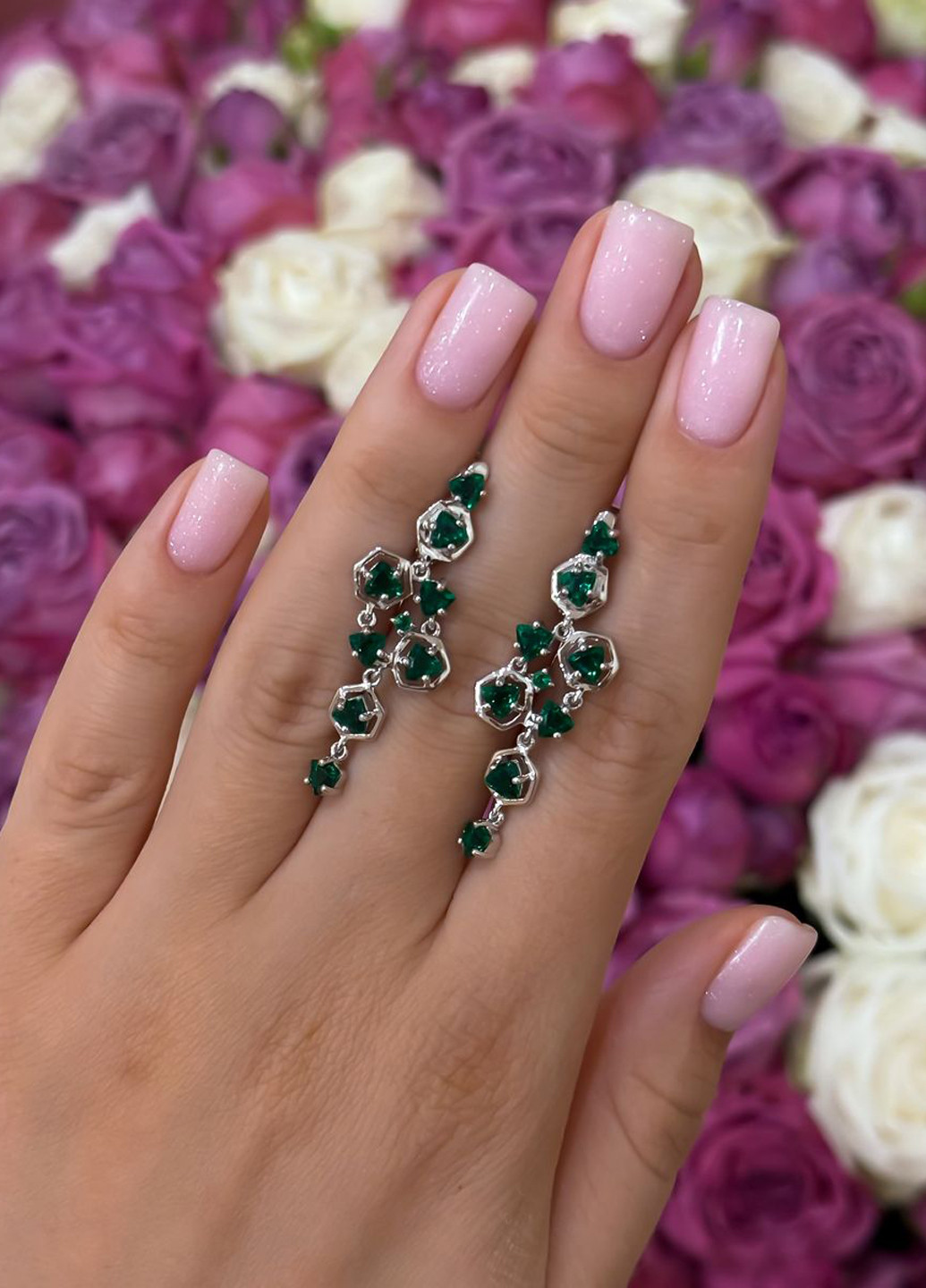 Сережки Silver Flame (307258638)