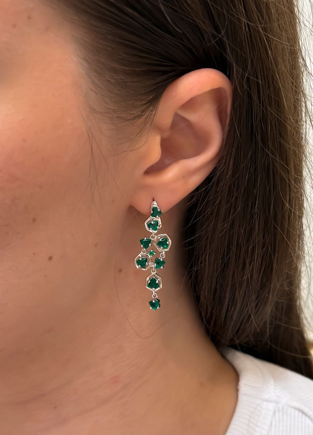 Сережки Silver Flame (307258638)