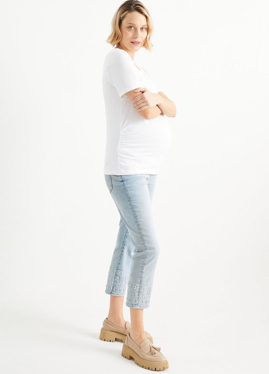 Джинсы для беременных C&A - (322933547)