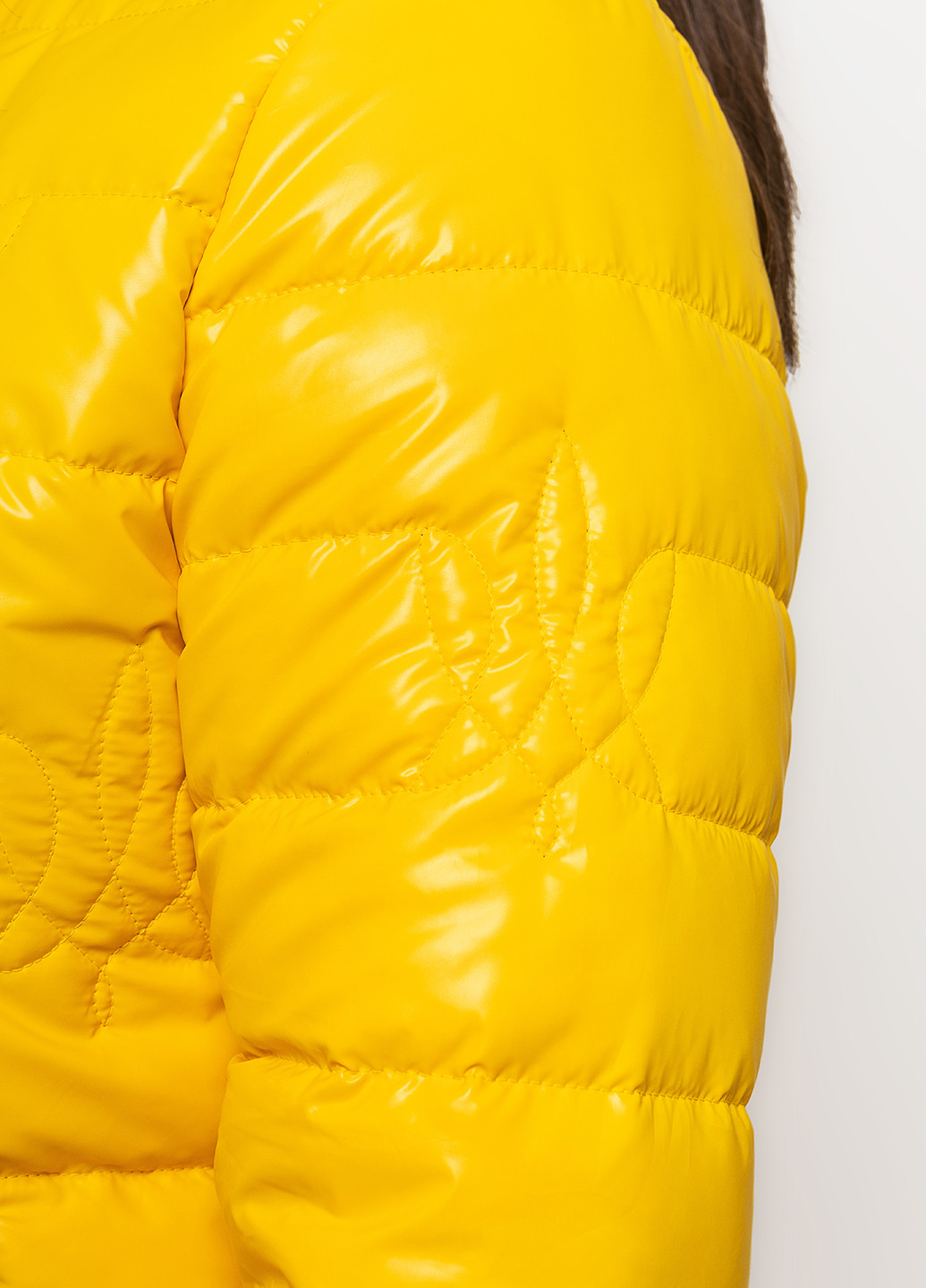 Жовта демісезонна куртка Rolana