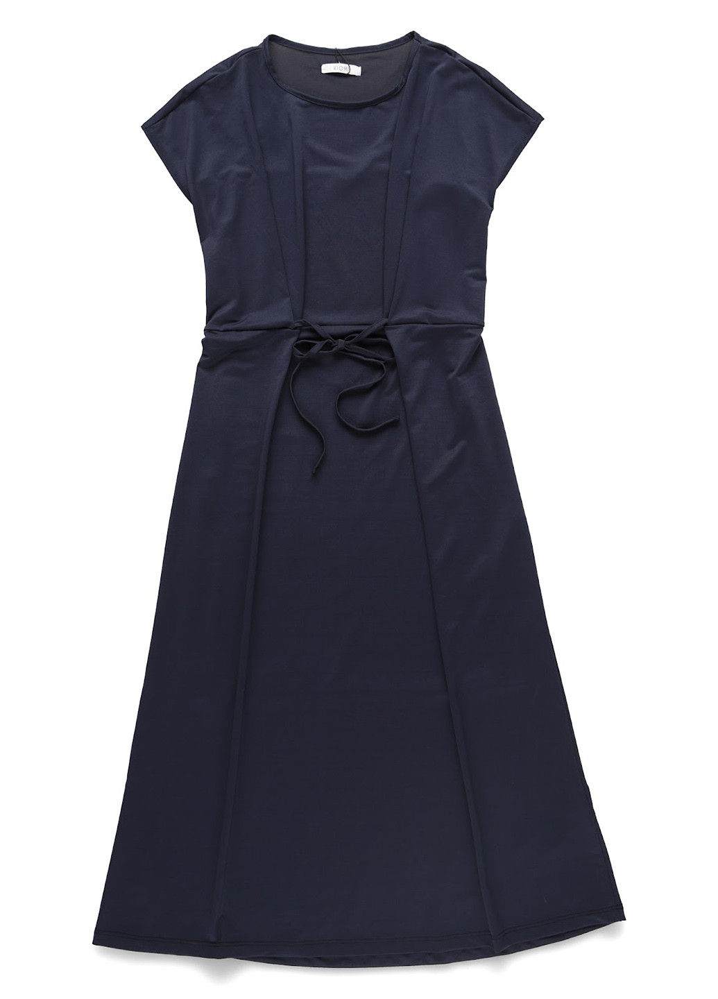 Темно-синее кэжуал платье а-силуэт Kiomi однотонное