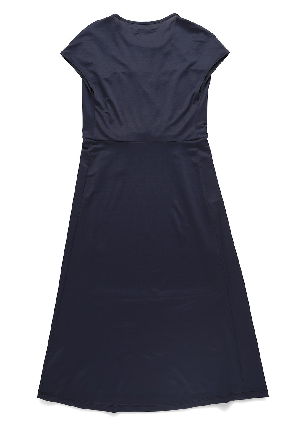 Темно-синее кэжуал платье а-силуэт Kiomi однотонное